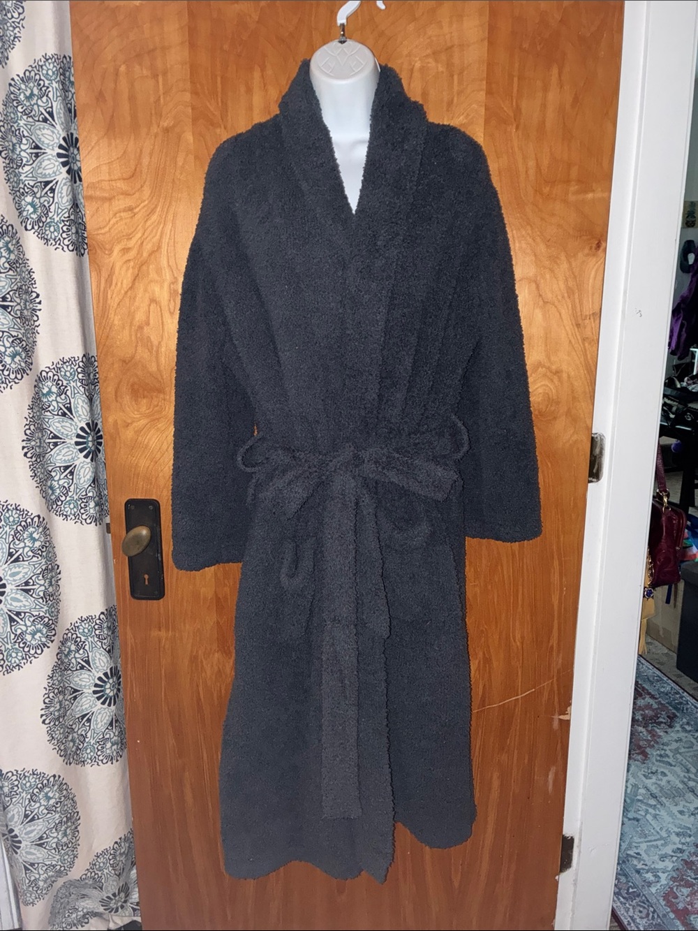 Barefoot Dreams CozyChic® Gray Solid Bathrobe - Unisex Size 1 S/M